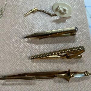 Vintage Set of Tie Clips
